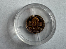 Angela Merkel - 0.585 Gold - 0.5 g - Certificate - Bargain!!! 4188.39 per troy oz