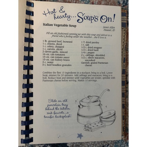 Vintage Cookbook Lot Gooseberry Patch + Alcoa Retro Party Recipes Cozy Americana - Picture 4 of 13