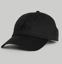 NEW Alo Yoga Off-Duty Cap Black Adjustable Hat New with Tag / Store Purchased