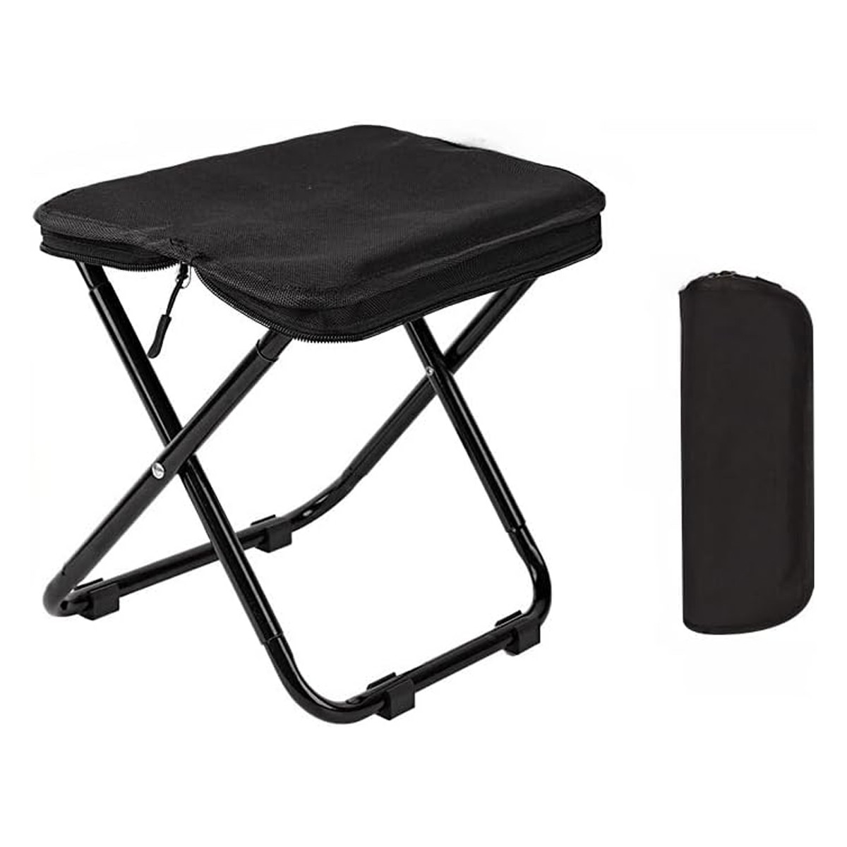 Small Folding Stool Mini Portable Outdoor Camping Chair Foldable Hiking NEW