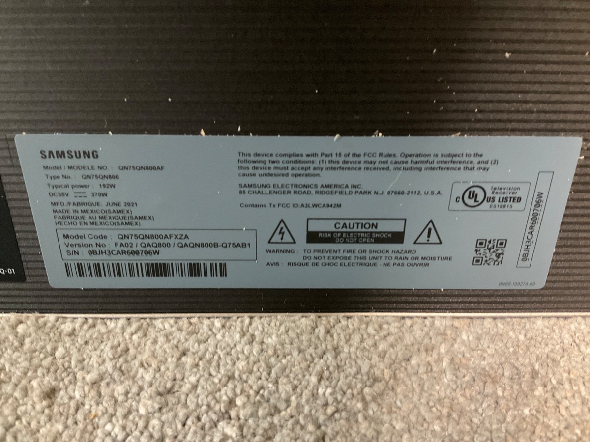 Samsung QN800A 75