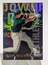 1997 Fleer Ultra Mark McGwire #10 Power Plus Insert Oakland Athletics