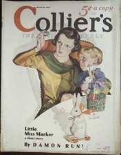 Collier's Magazine March 26, 1932 "Little Miss Marker" by Damon Runyon! Collier's Magazine March 26, 1932 "Little Miss Marker" by Damon Runyon!