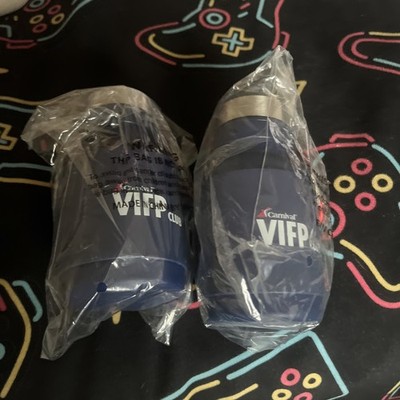 CARNIVAL Cruise Line VIFP Club 2 WATER BOTTLES Collapse Expand Loyalty Gift NIP