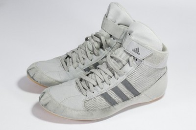 Adidas HVC 2 Wrestling Shoes Men s Sz 9.5 US 44 1/3 EUR Gray