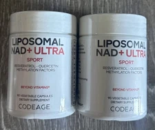 CodeAge Liposomal NAD+ Ultra Sport Vegetable Capsules. Brand New, Factory Sealed
