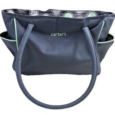 Carters Grey Shoulder Diaper Bag