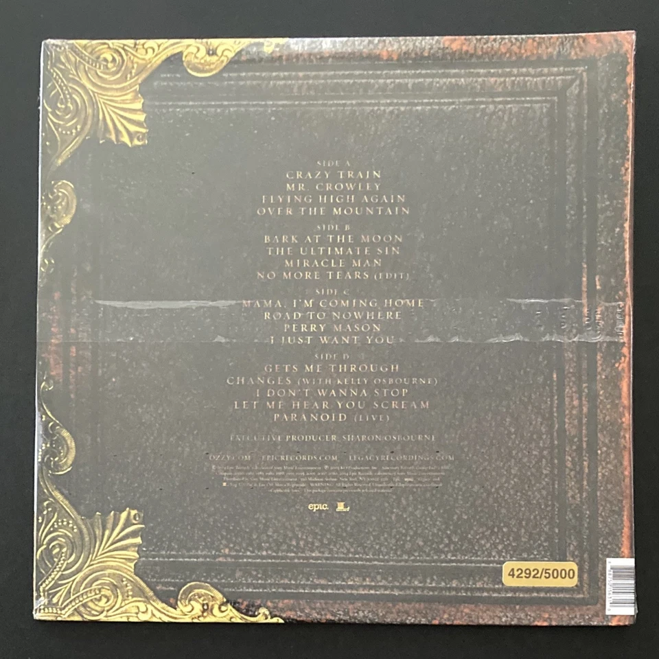 Ozzy Osbourne - Memoirs of a Madman - LIMITED EDITION 2xLP Picture Disc *MINT* - Image 2 of 4