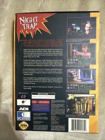 Night Trap for Sega 32X CD Complete In Box CIB Excellent Condition