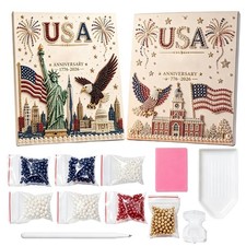 USA 250th Anniversary DIY Pearl Painting Kit,...