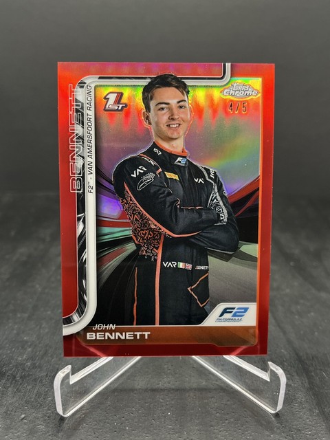 2025 Topps Chrome Formula 1 F1 John Bennett 1st Red Refractor 4/5 #41