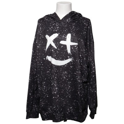Shein Curve, Kapuzenpullover, Größe: 2XL, Schwarz/Weiß, Elasthan/Polyester #nRT