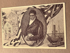 VINTAGE UNUSED POSTCARD - ROBERT FULTON - STE...