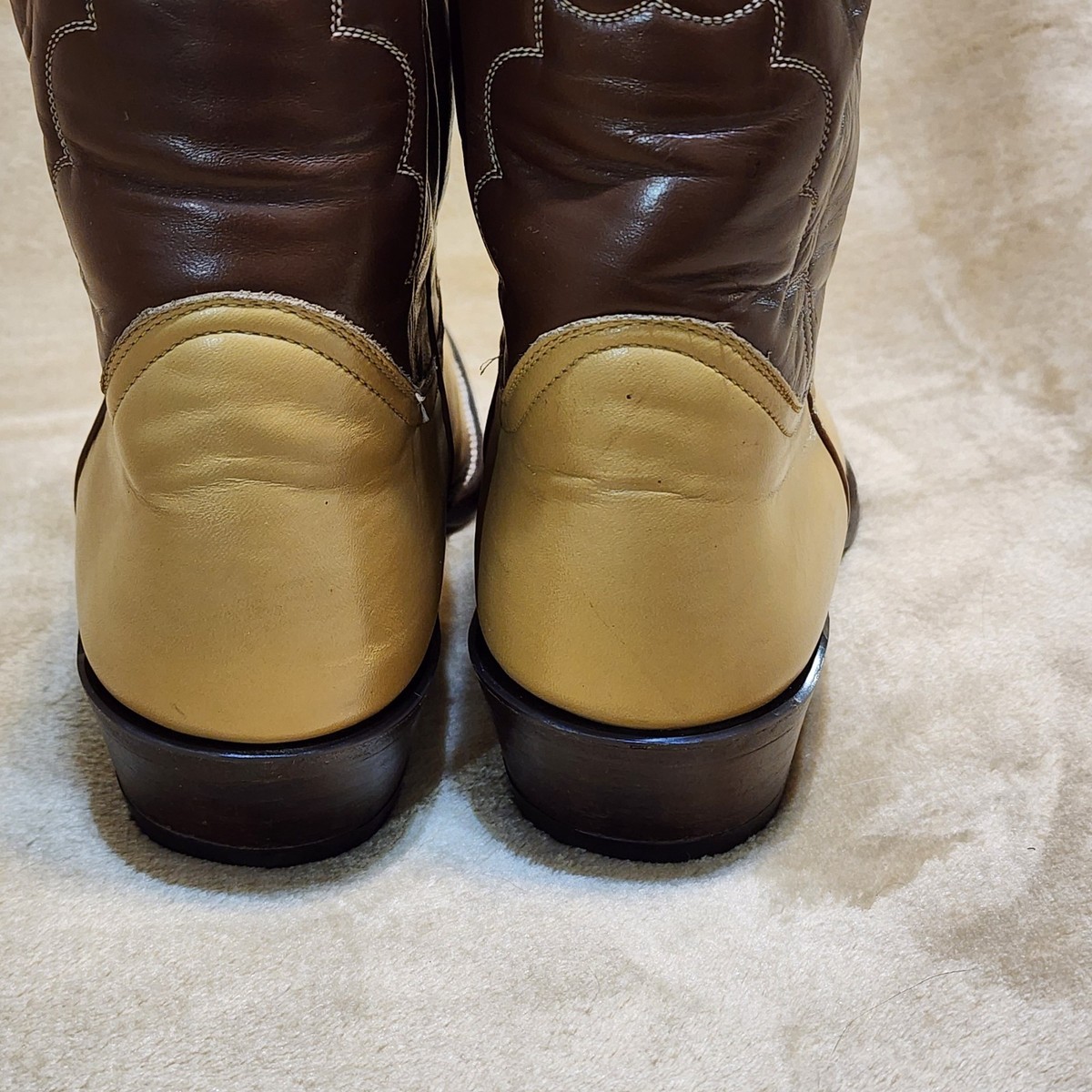 Tony Lama Vintage Cowboy Boots 9.5D With Box #0023 | eBay