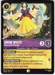 Snow White - Merry as the Morning 37/204 Wilds Unknown Legendary