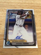 2024 Bowman Draft Chrome Prospect Autographs Kavares Tears #CPA-KT - 1st Bowman