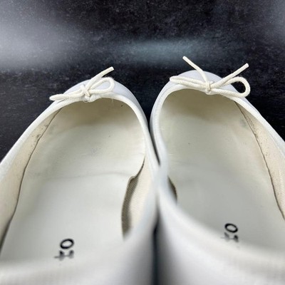Repetto Camille White Leather Ballet Flats Women's EU37/US6 - | eBay