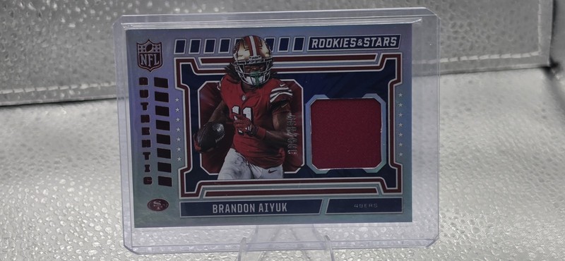 2024 Rookies & Stars Longevity #NA-BAK Brandon Aiyuk Authentic SP Patch /399