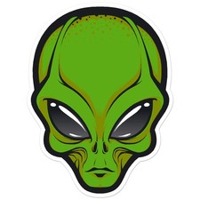 Alien Ufo - Vinyl Decal Sticker - Car Window Laptop - Ebn7886