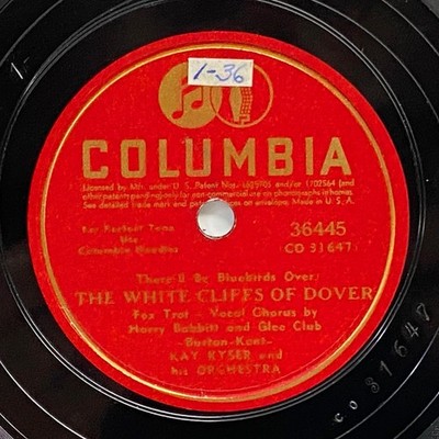 Kay Kyser    The White Cliffs Of Dover / The Nadocky     78rpm