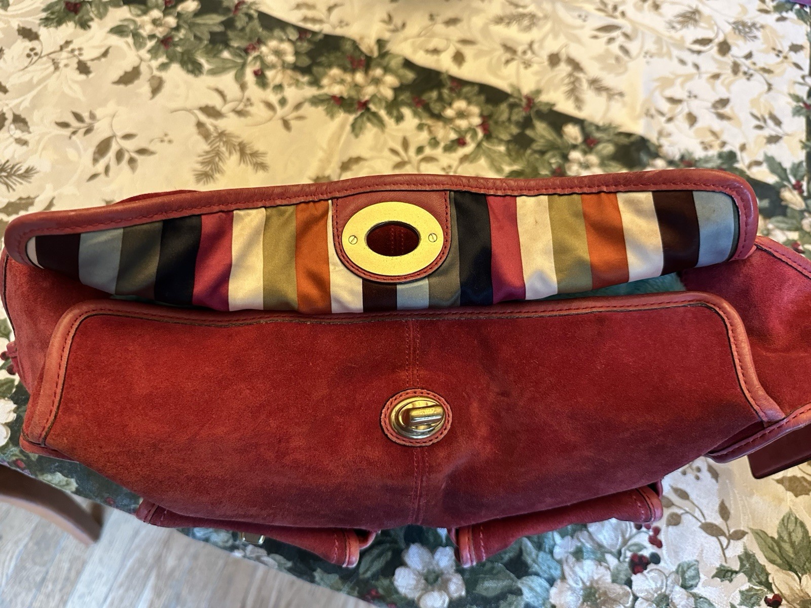 Coach 12797 Raspberry Bleecker Haversack Bag Limi… - image 8