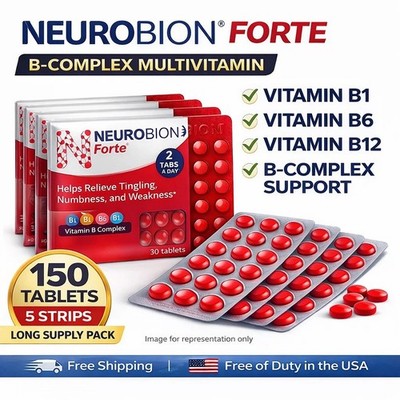 Multivitamin Neurobion Forte B1 B6 B12 B Complex Supplement 150 Tabs
