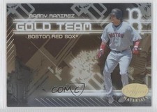 2005 Leaf Certified Materials Gold Team Manny Ramirez #GT-14 0c4