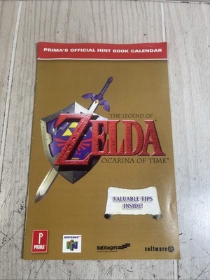 Legend of Zelda: Ocarina of Time  Prima's Official Hint Book CALENDER