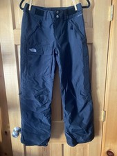 The North Face HyVent Insulated Waterproof Snow Pants Black Women  s Size XS