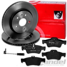 brembo BREMSSCHEIBEN + BELÄGE HINTEN für MERCEDES E-KLASSE W211 S211 + CLS C219