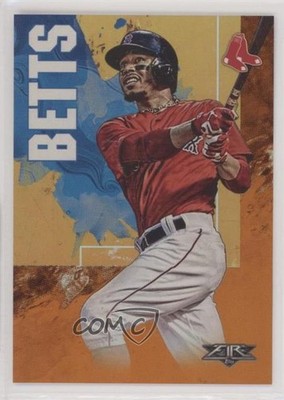 2019 Topps Fire Orange 292/299 Mookie Betts #186 fm0