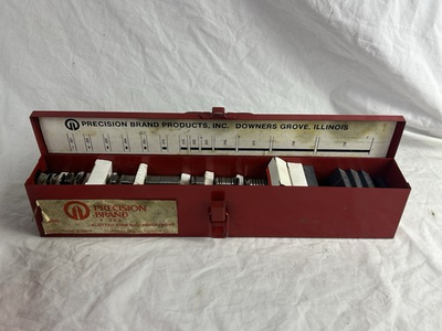 #ad Precision Brand 42940 Slotted Shim 2quot; x 2quot; SS Lightly Used .001” .125” $425.00