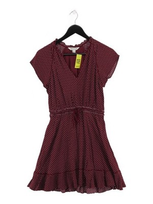 Whistles A-Linien Midikleid UK10 in Rot