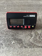 KORG MA-1 Electronic Battery Powered Digital Metronome Red/Black tested works 
