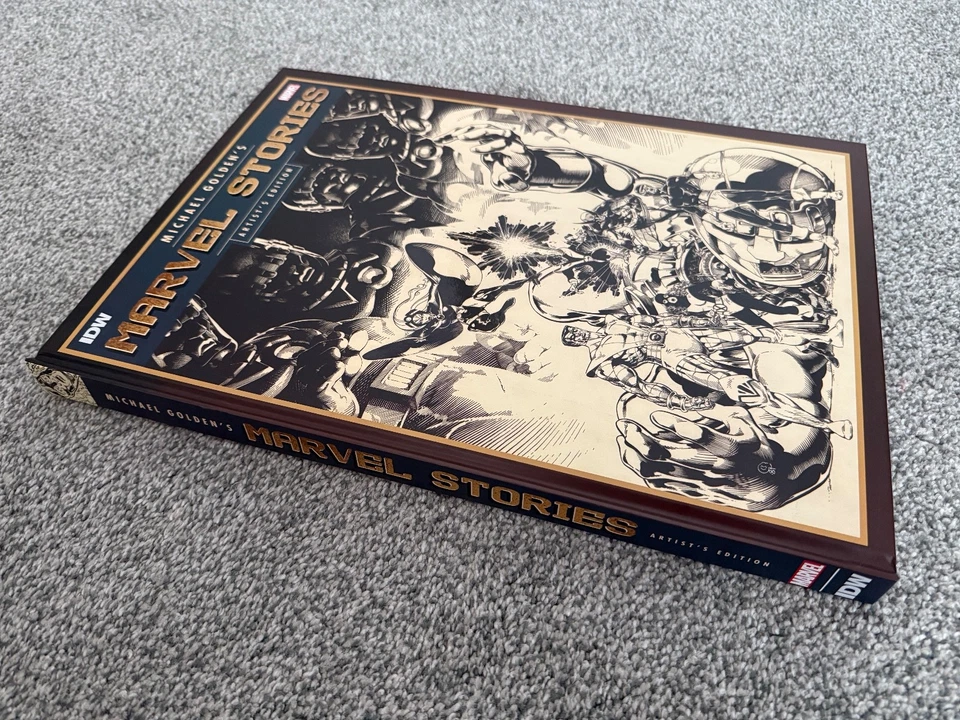MICHAEL GOLDEN'S MARVEL STORIES EDICIÓN ARTISTA HC TAPA DURA 11x17" Foto 3 de 4