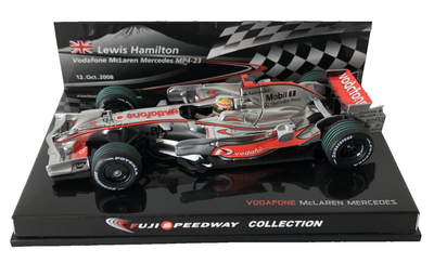 Hamilton Model McLaren MP4-23 F1 car Fuji 2008 Minichamps 533