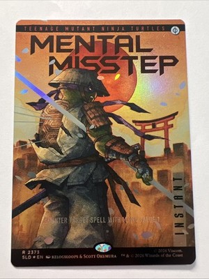 Mental Misstep FOIL  TMNT Secret Lair #2372 NM - MTG ENG