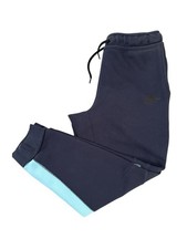 Nike Pants Youth Boys L Blue Tech Fleece Jogger Sweatpants COLORBLOCK