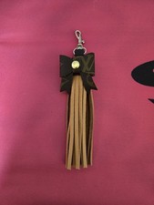 Upcycled Tassel Bag Charm Keychain