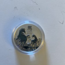 2026 Australia Lunar Series III Year of the Horse 1 oz Silver BU Coin
