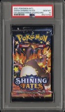 2021 POKEMON INT'L SWSH SHINNING FATES F/P GIGANT AMAX CHARIZARD PSA 10