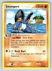 Swampert 27/100 EX Crystal Guardians Rare