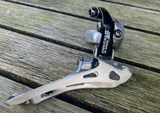 Campagnolo Centaur Umwerfer 10fach QS mit Schelle 35 mm schwarz/silber