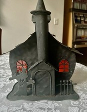 halloween haunted house That Lights Up With Candle