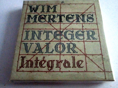 Wim Mertens   Integer Valor - Integrale [3 CD BOX SET] NEW AND SEALED RARE OOP