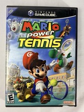 Mario Power Tennis Nintendo GameCube CIB Manual Tested Black Label
