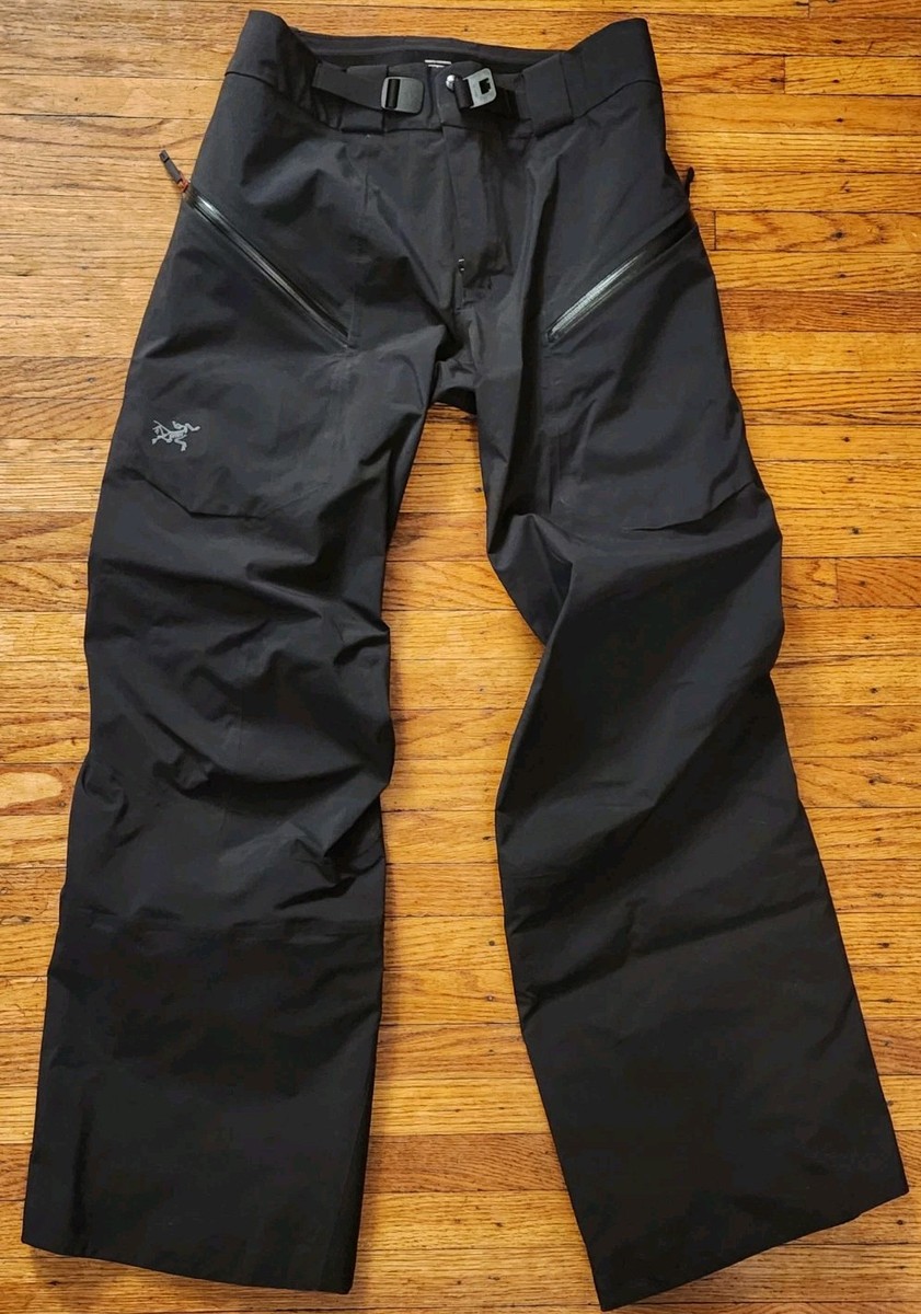 Arc'teryx Gore-Tex Pro インサレーテッド スキーパンツ Arcteryx Men's Stinger Ski Pants Black Goretex Pro Small S