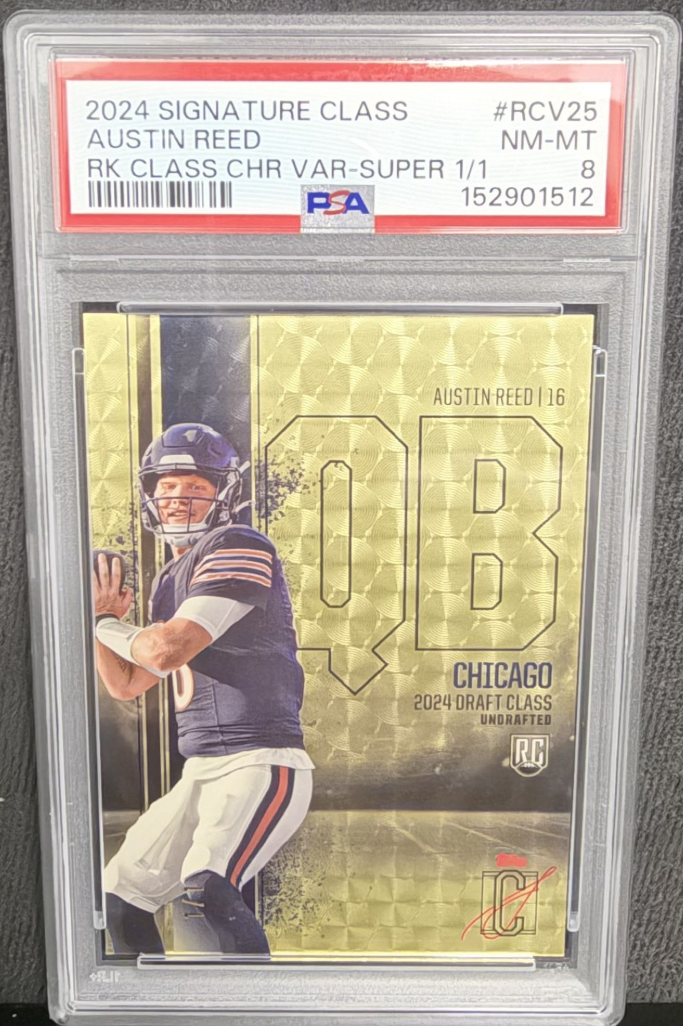 2024 Topps Signature Class - Rookies Superfractor 1/1  #RCV25 Austin Reed PSA 8