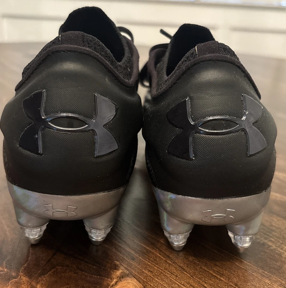 Botines de fútbol Under Armour Clone Magnetico Elite 3.0 FG para mujer EE. UU. 8 negros Foto 2 de 4