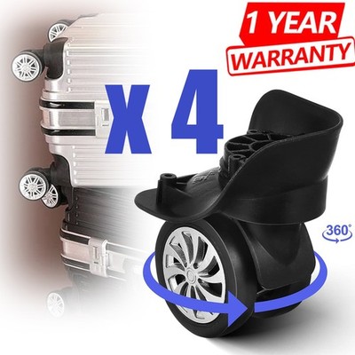 4 Stück Koffer Ersatzrollen Set Gepäck Lenkräder Reparatur Trolley Rollen Kit